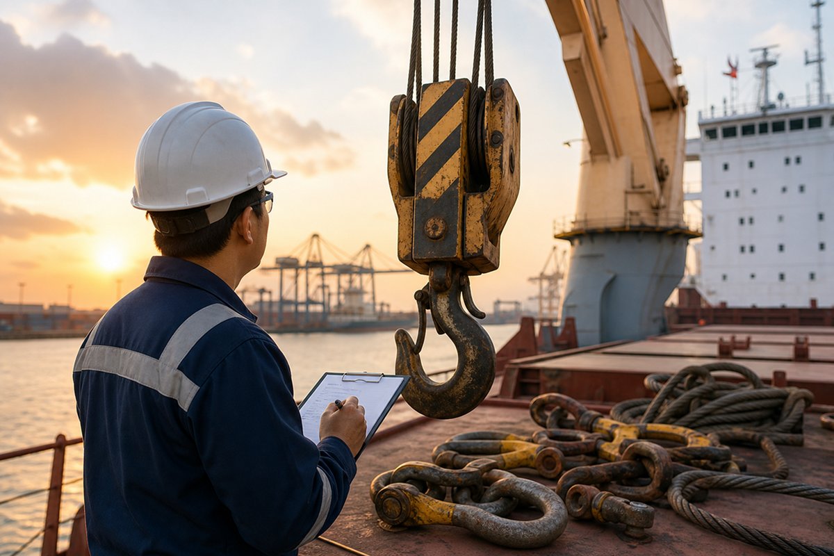 Cargo Gear Inspection: What Shipowners Need to Know Before Port Operations