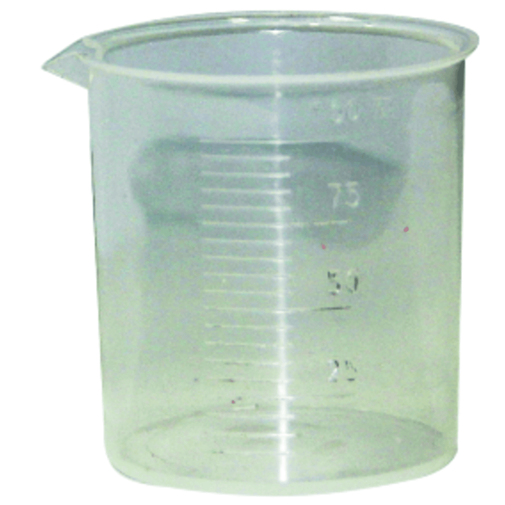 Rectangular Graduated Vessel Graduated drinking vessel